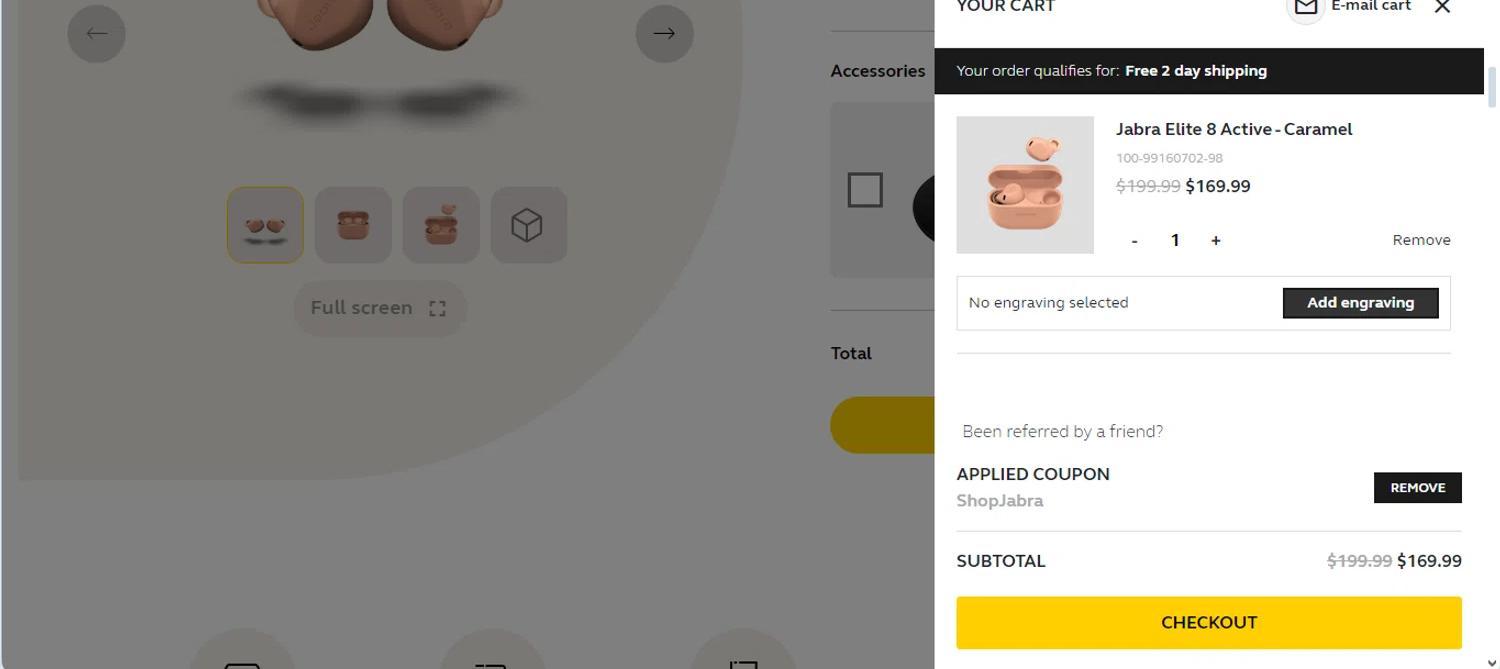 How to apply Jabra coupon code